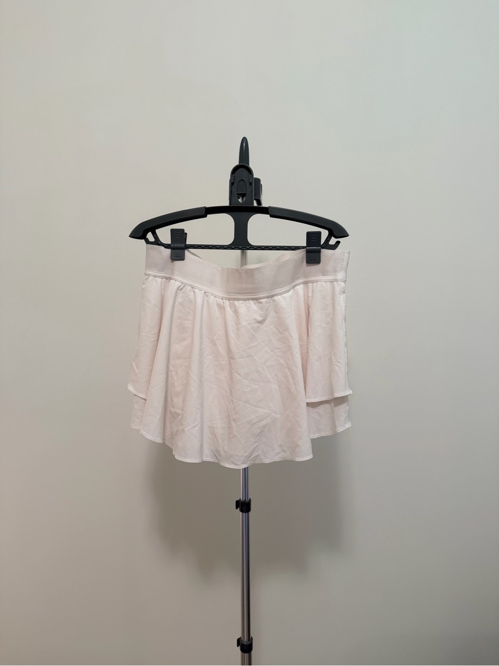 Lululemon Court Rival High-Rise Skirt White Sz 12 Tennis Pickleball Skort